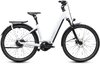Cube Kathmandu Hybrid Deluxe Pro 800 metallicwhite'n'chrome Größe: Easy Entry 54 cm